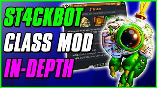 St4ckbot In-Depth | New FL4K Class Mod | Borderlands 3 Moxxi DLC Tips