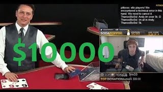 SODAPOPPIN RISKY BLACKJACK BETS (INSANE WINS AND LOSES)