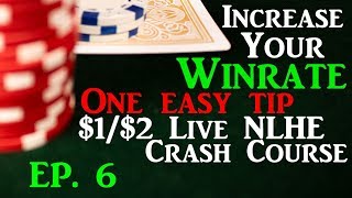 Increase your winrate in live 1/2 cash games! Poker Strategy – Live 1/2 NLHE Crash Course EP06