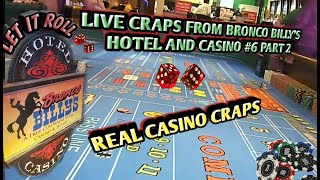 Craps Real Live Casino #6 PART 2 – Up and down session