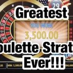 -LIVE PLAY- TESTING THE GREATEST ROULETTE STRATEGY EVER MADE! *100% WIN*