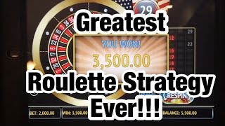 -LIVE PLAY- TESTING THE GREATEST ROULETTE STRATEGY EVER MADE! *100% WIN*