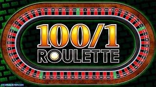 100 to 1 Roulette – £40+ BETTING – FOBT Roulette