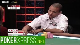 Phil Ivey and Erick Lindgren play heads-up