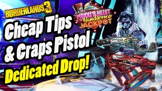 Cheap Tips & Craps Dedicated Drop Location! | Borderlands 3 DLC 1 Moxxi’s Heist (Casino Chips SMG)