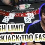 BLACKJACK IS EASY – BIGGEST BLACKJACK WIN – Live Session