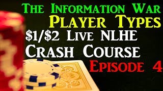 1/2 NLHE POKER STRATEGY CRASH COURSE EP4 – Player types, Poker Coaching 101