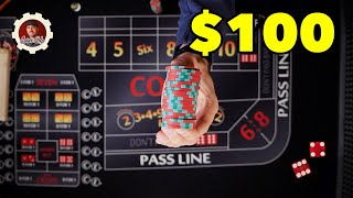 $100 Craps Challenge