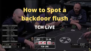 How to Spot a Backdoor Flush (Poker Tip)