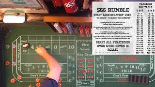 “66 Rumble” Option C “Inside Numbers Field Betting” explained Craps Strategies & Tutorials 2020