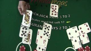 Super Blackjack – split Aces