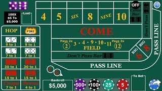 Money Making Craps Strategy/Monacout Craps