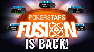 FUSION IS BACK! | PokerStars NL Hold’em /Omaha Cashgame | Strategy + Gameplay