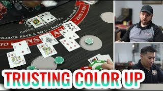 COLOR UP PLAYS Blackjack with Alex’s Bankroll – Live Blackjack