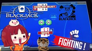 🔷 $50 Hands! Let‘s see how it goes!! 🐯Poker Blackjack 21 @ Resorts World Casino NYC