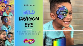 EZ Dragon Eye Face Painting Tutorial