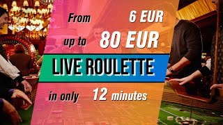 Biggest WIN at Online LIVE Roulette | roulette strategy