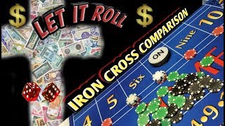 Iron Cross comparison –  Strategy to try to win at craps!