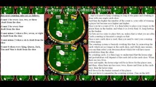 Baccarat cards counting strategy. Easy system to count cards, for the gambler’s advantage.