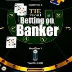 Baccarat strategy on the Banker, and bets double as betting system to win.