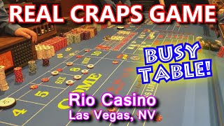 GUY COLORS-UP $2,500! – Live Craps Game #42 – Rio Casino, Las Vegas, NV – Inside the Casino