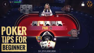 Zynga Poker Tips To Win 2020 // Poker Tips For Beginner