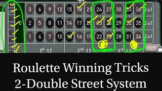 2-Double Street  System Roulette