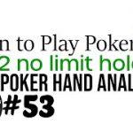 Poker Strategy – $1/$2 no limit holdem – Poker Vlog #53 poker student hand analysis by Detroit Poker