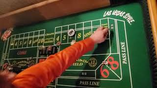 Craps strategy.  Vince’s strategy tweaked