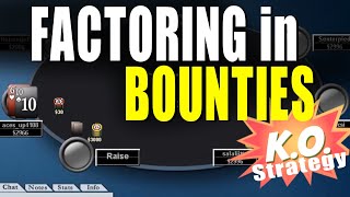 PKO Tournament Strategy – Factoring in the Poker Bounty Reward