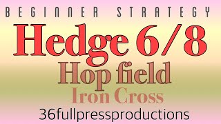 Craps- Hedge 6/8. hoping the field Iron Cross