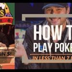 Learn Texas Holdem Poker in Less than 7 Min! How To Play Texas Hold Em – Basic Beginner’s Strategy