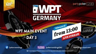WPT GERMANY Main Event – Day 3