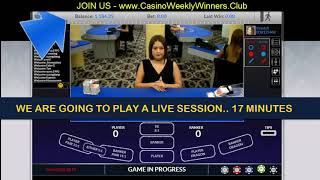 April 13th Session – “Baccarat Strategy”