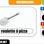[HD] French vocabulary # Une roulette à pizza