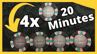 Quadrupling $100 In Just 20 Minutes – Blackjack Session