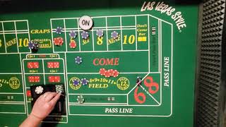 Craps 300 to 1000 using odds