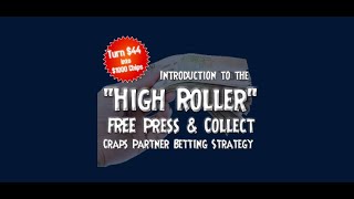 (Part 1) “Free Press ” 44 to 1000 Partner Craps Strategies & Tutorials 2020