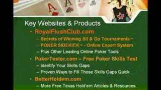 Sit and Go Texas Holdem Tournament Poker Tutorial, Part 7