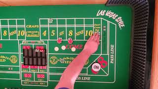 Craps strategy.  Super aggressive for Alain Cruz