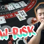 LOW-RISK BLACKJACK SYSTEM! Mendelchuck Betting System | Live Blackjack