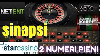 Roulette Online: (vinci con due numeri) “sistema SINAPSI”