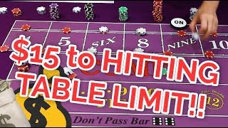 $15 to Table Limit!! Triple Lux Craps System – Part 4