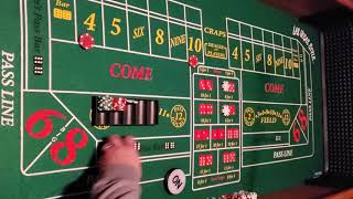 Craps strategy using the 4 and 10 FREEROLL