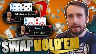 UP $2000 IN 24 HOURS PLAYING SWAP HOLD’EM CASH! [New PokerStars Game] Strategy + Gameplay