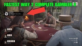 RED DEAD REDEMPTION 2 FASTEST WAY TO HIT 3 TIMES IN BLACKJACK AND WIN (GAMBLER CHALLENGE 8)