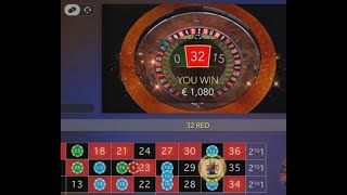 From 10€ to 2627€ at AUTO ROULETTE, 260X (Playing with Logarithm Strategy)