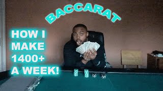 BACCARAT! MARTINGALE WINNING STRATEGY!