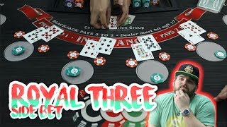 ROYAL THREE SIDE BET | Live Blackjack Session