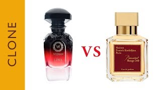 Widian Liwa Vs. Baccarat Rouge 540 Clone Review & Comparison